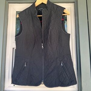 RENUAR BLACK QUILTED VEST Sz Medium Nearly New